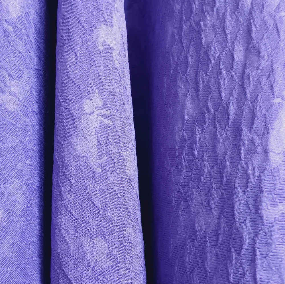 LuLaRoe Purple Unicorn Fit N Flare Midi Dress Stretchy Textured Fantasy Colorful - Picture 10 of 13